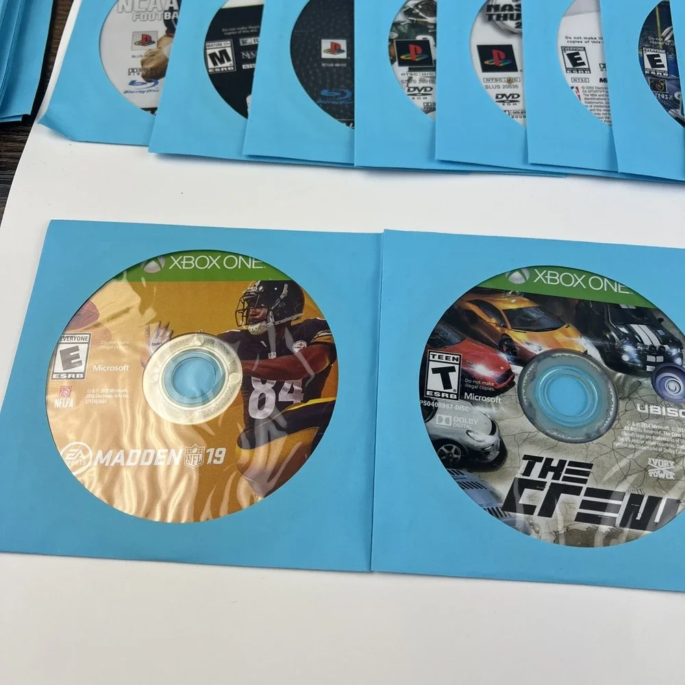 Multi Platform Loose Discs Video Game - Lot Of 50 - AS IS Untested Scratches #2